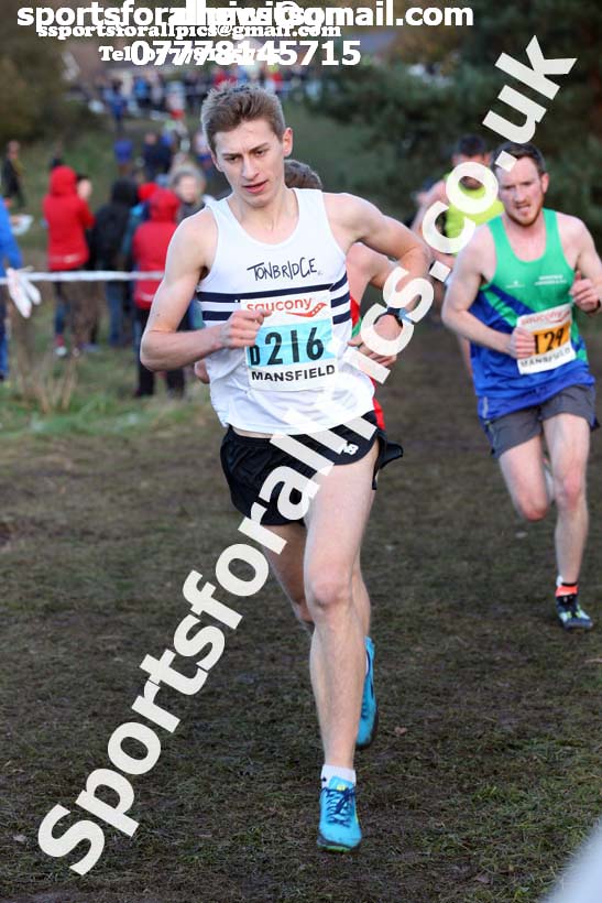 Senior mens National Cross Country Relay, Berry Hill Park, Mansfield. Photo:  David T. Hewitson/Sports for All Pics